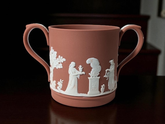 Rare WEDGWOOD Jasperware Handcrafted Terracotta Loving Mug '58 - Etsy