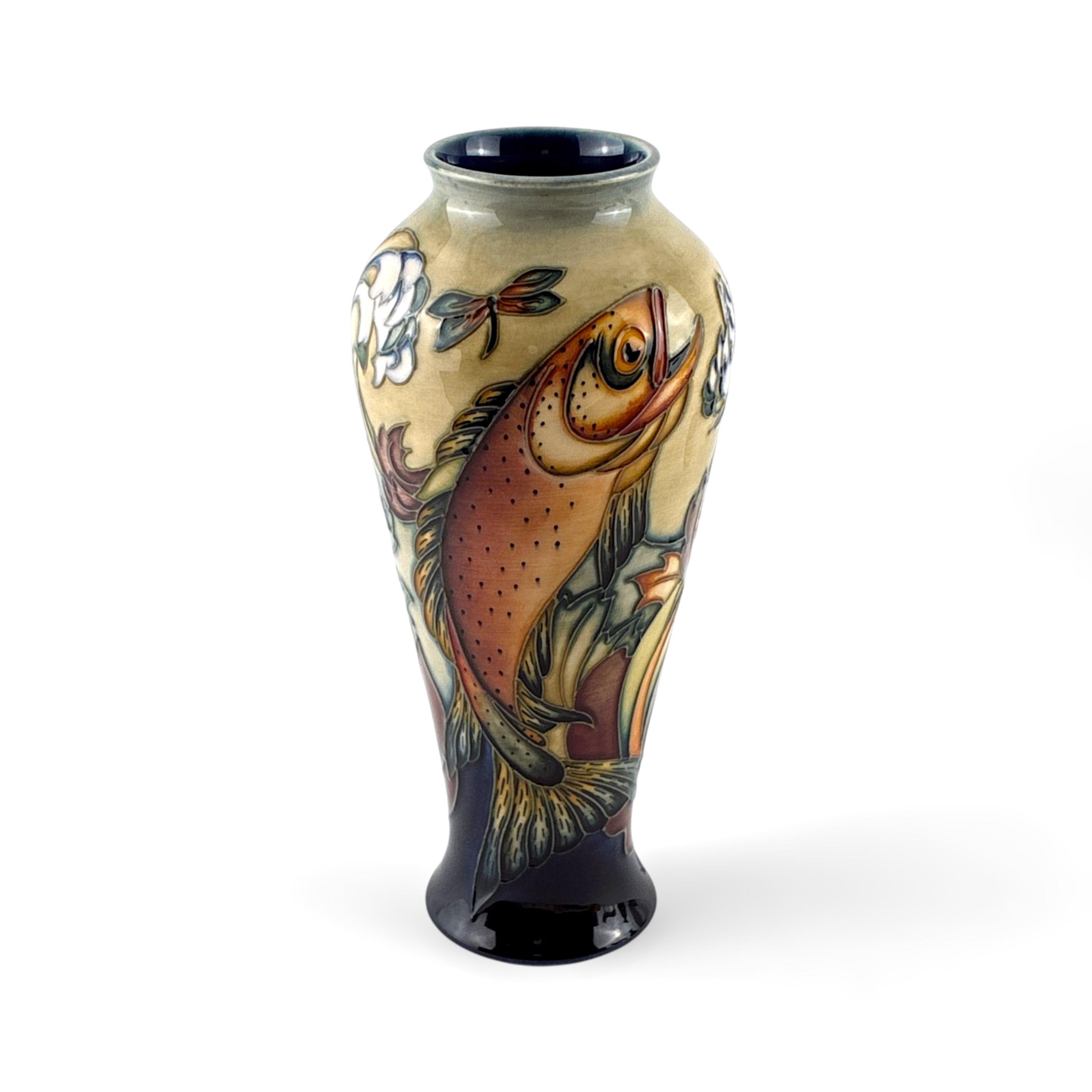 Moorcroft 花瓶 フラワーベース 陶器 アネモネ 置物 アンティーク ③