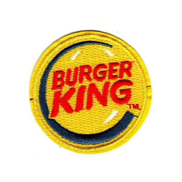Burger King Embroidered Iron-On Patch