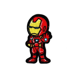 Ironman Iron Man Superhero Embroidered Iron-On Patch