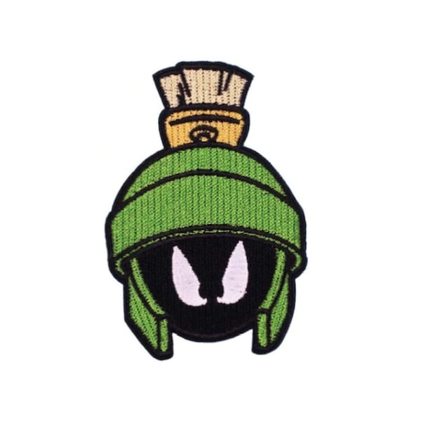 Marvin the Martian Retro Saturday Morning Cartoon Character Embroidered Iron-On Patch