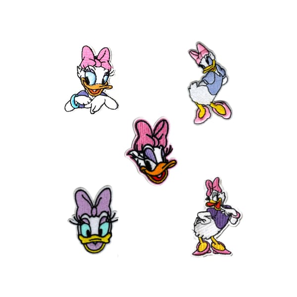Daisy Duck Disney Cartoon Character Movie Embroidered Iron-On Patch