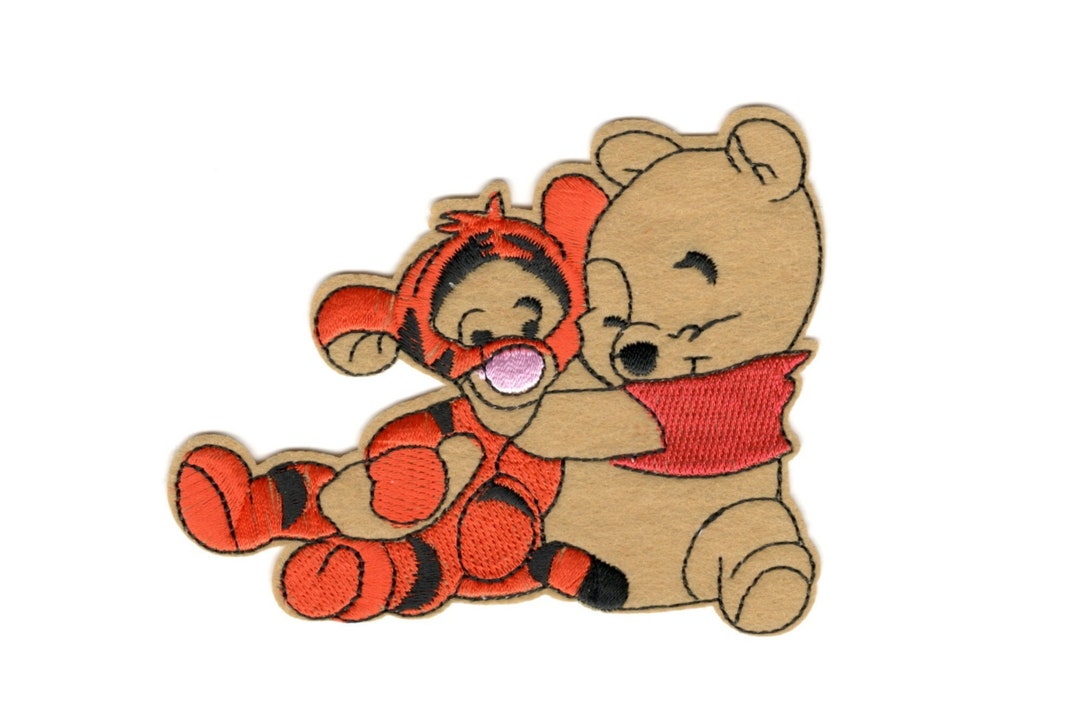 Walt Disney World Iron On Patch Winnie The Pooh And Friends 6x9”