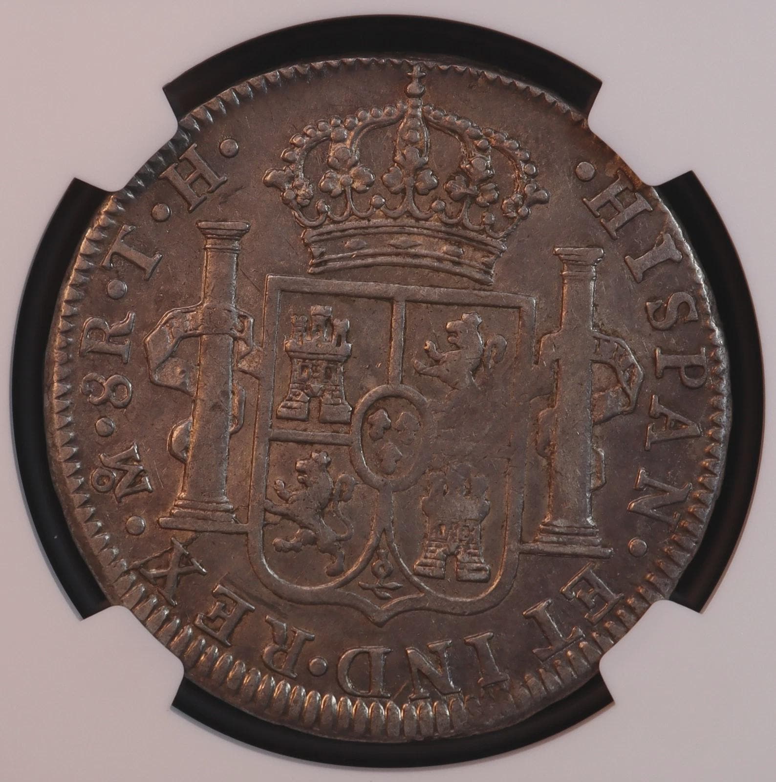 1808年-月 メキシコ「スペイン国王フェルディナンド7世」銀貨8レアル 