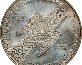 1954-D Germany 1 Deutsche Mark - PCGS FX45 Key Date Graded Slabbed