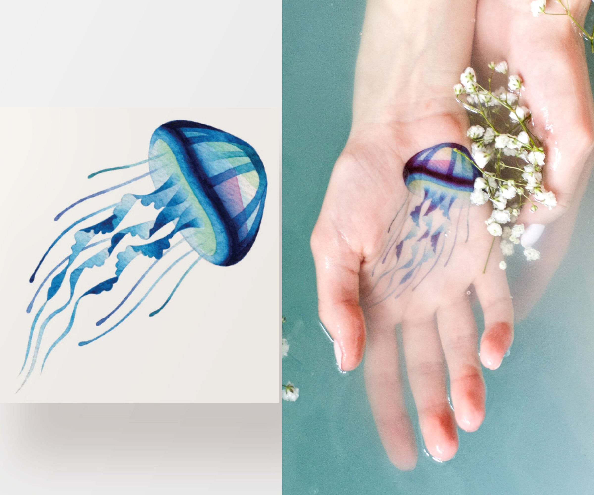 Jellyfish Tattoo Options | Celebrate Your Personality With Endless