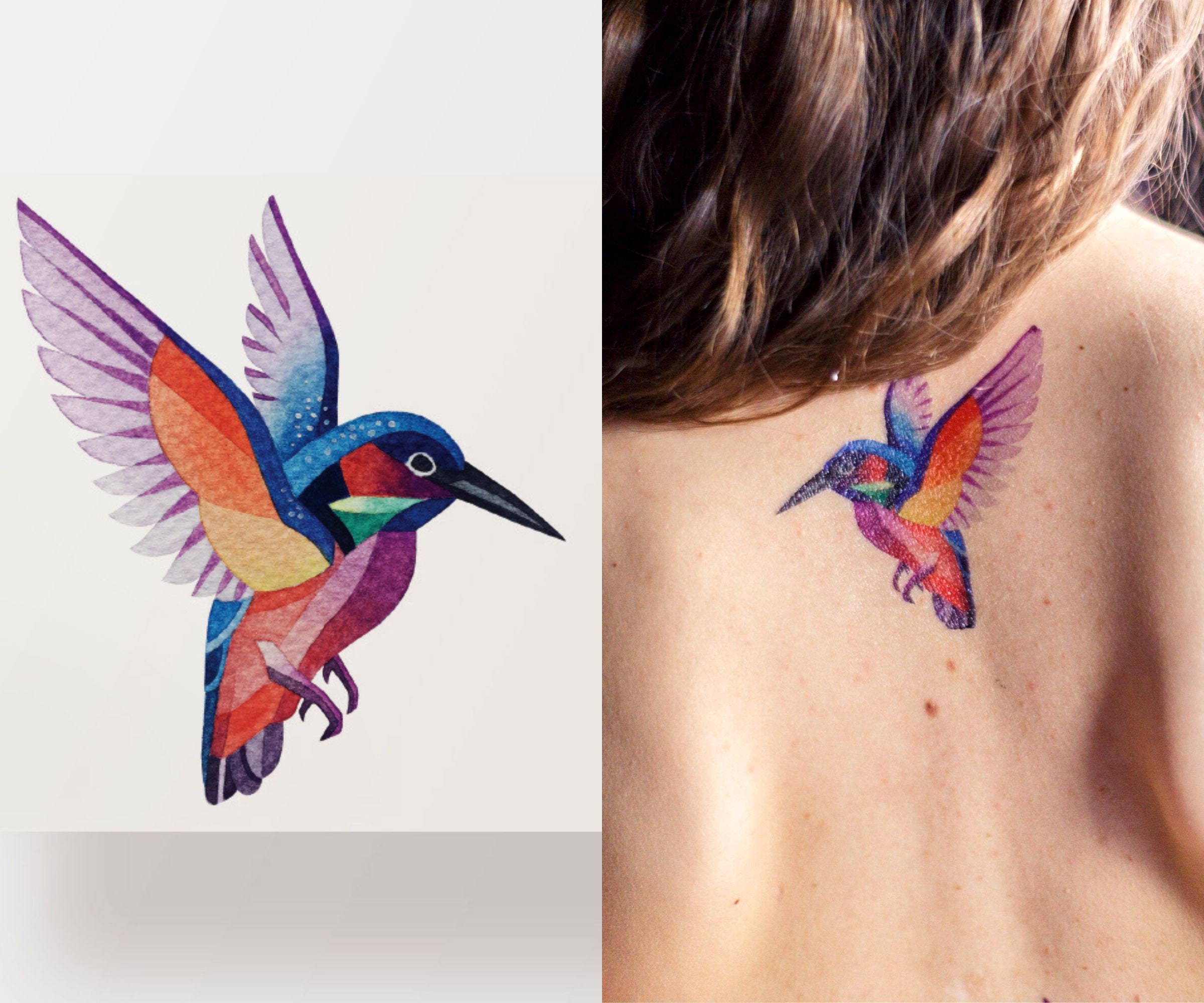 Alpha Assassin Tattoo - A Geometric Style Kingfisher. | Facebook