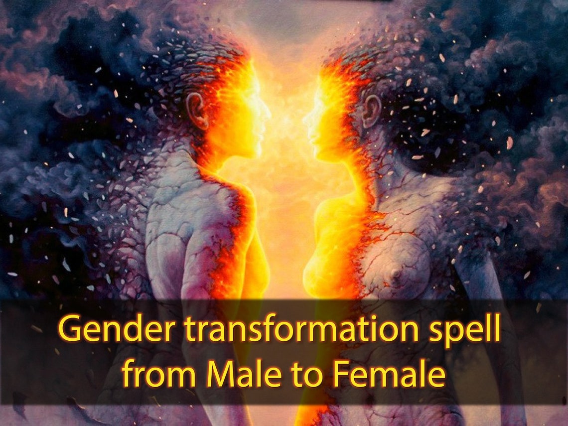 Gender Transformation Spell From Male to Female Etsy