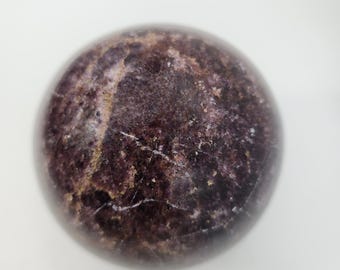 Lilac Lepidolite Sphere with Acrylic Stand