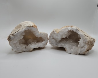 Sparkling Moroccan Geode Pair