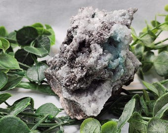 Blue Aragonite Cluster from Mexico