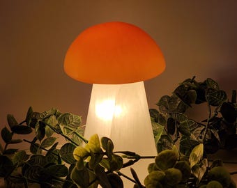 Selenite Mushroom Lamp