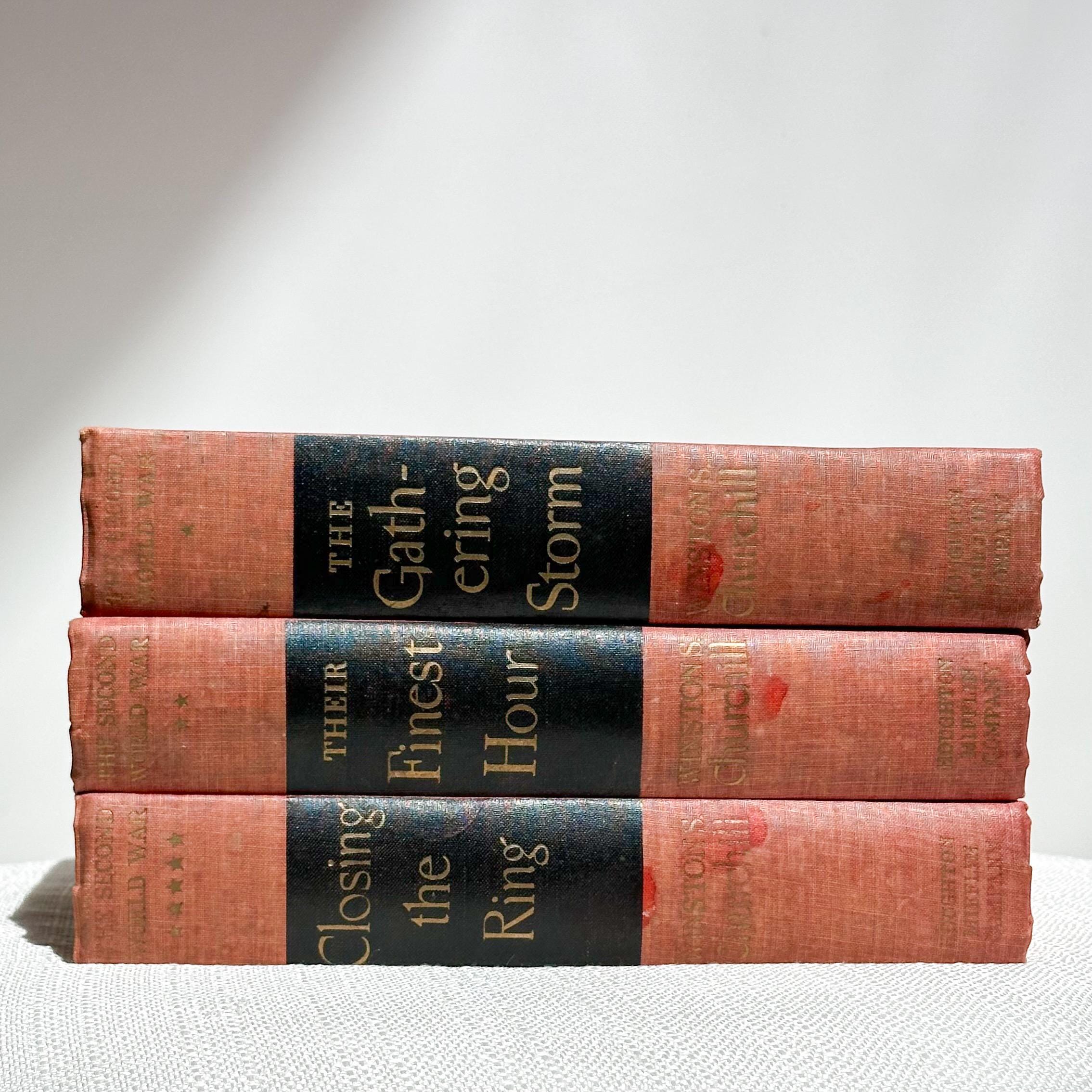 Winston Churchill Book Set - Etsy
