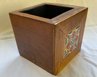 wood planter box