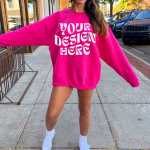 Plain hot pink hoodie cheap