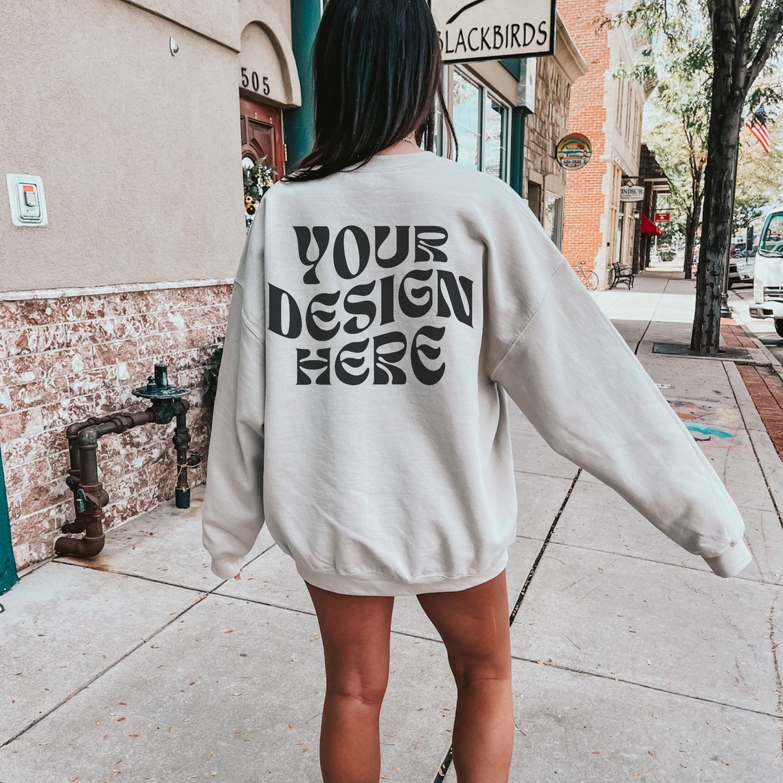 Gildan 18000 Sand Back Mockup Oversized Sand Hoodie Mockup - Etsy