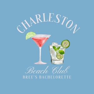 Custom Bachelorette Logo Last Toast On The Coast Social Club Cocktail Bachelorette Personalized Logo Beach Bachelorette PNG SVG Luxury Bach