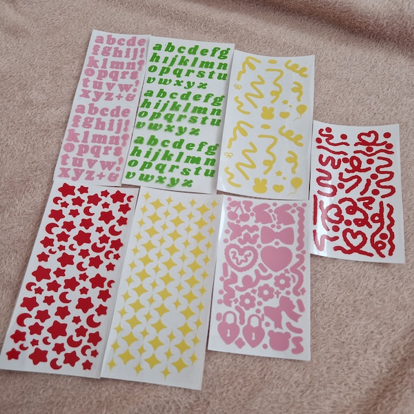 Vinyl Stickers - Polco, Scrapbooking