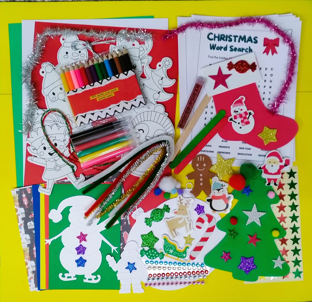 Children s Bumper Christmas Eve Craft Activity Kit Etsy christmas-eve-craft-box-the-den