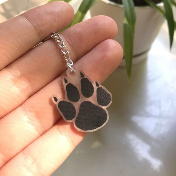 Cat/Bear Claw | shrink paper keychain