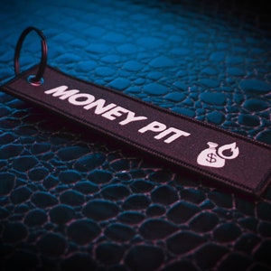 Portachiavi per auto Money Pit Jet Tag