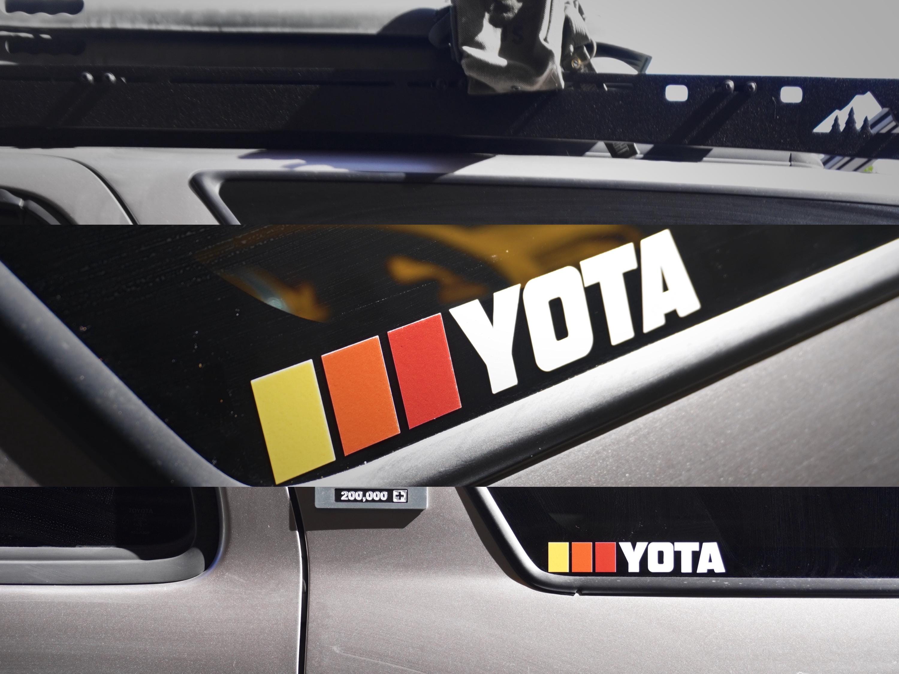 Retro Stripes TRD Vinyl Decal Sticker for Toyota