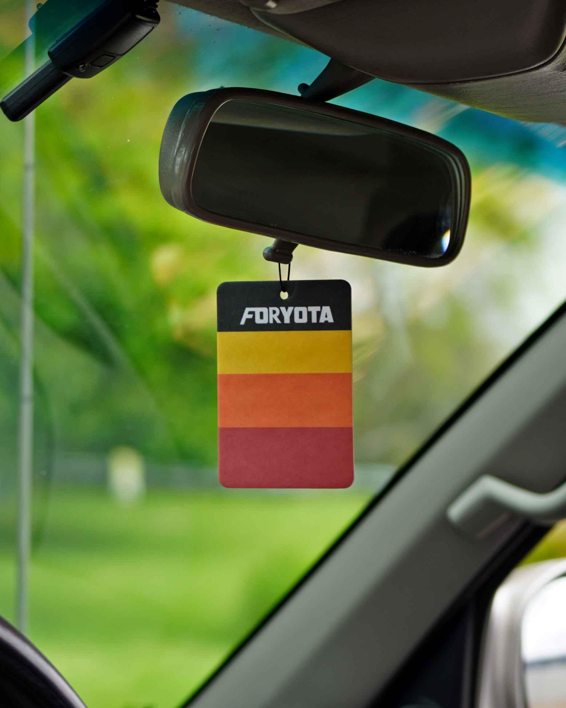 Trd-style Retro Colorblock Air Freshener for Toyota, Yellow, Orange ...