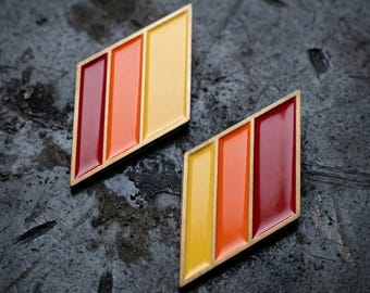 Tri-Color TRD Style Badge Emblems for Toyota, 3M Adhesive Tape