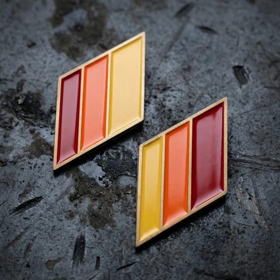 Tri-Color TRD Style Badge Emblems for Toyota, 3M Adhesive Tape