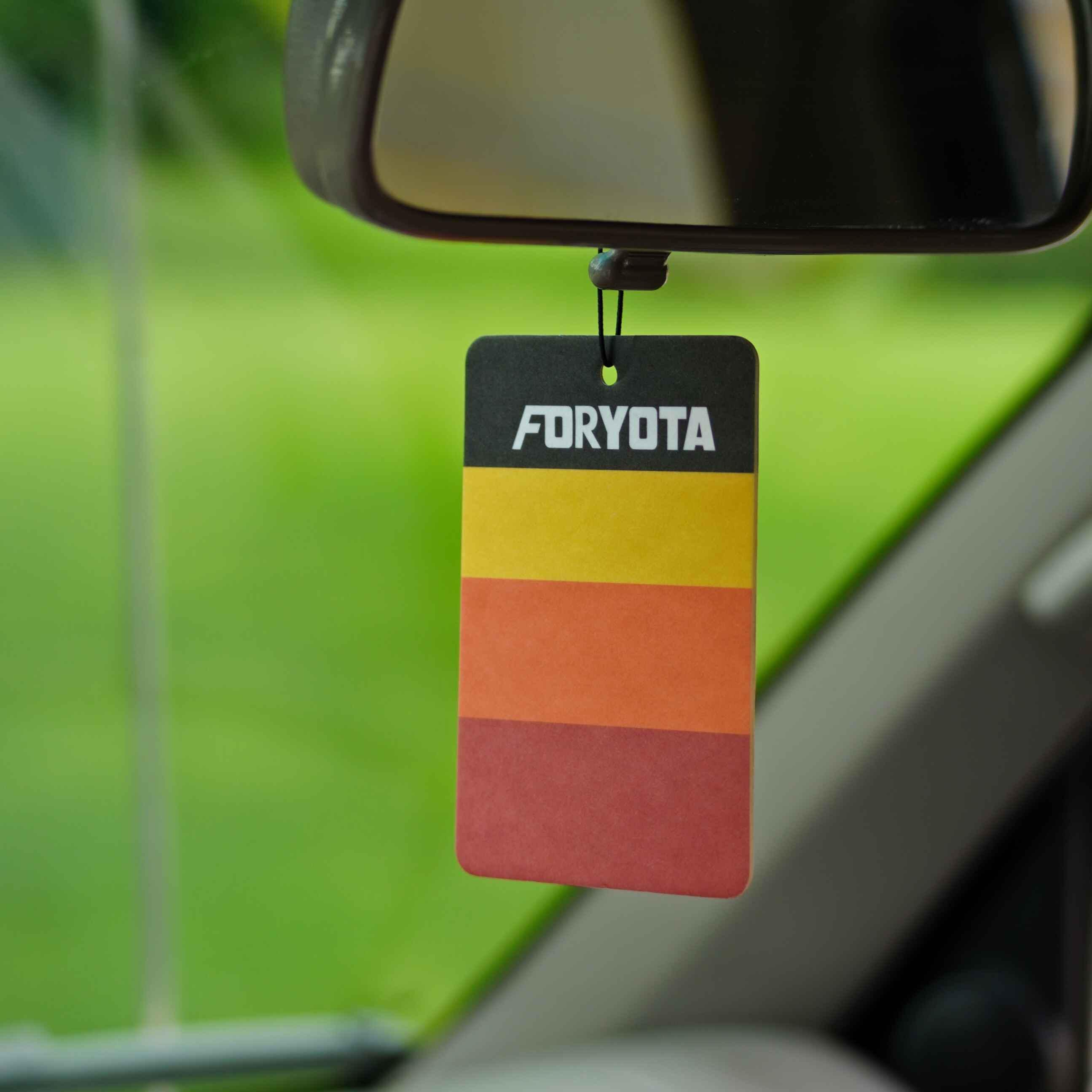 Trd-style Retro Colorblock Air Freshener for Toyota, Yellow, Orange ...