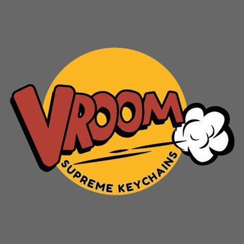 Vintage Toyota Heritage Stripes Keychain Tan, Antique Brass Metal Clip Accessory