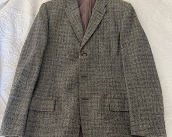 Early 60s, salt and pepper sport coat