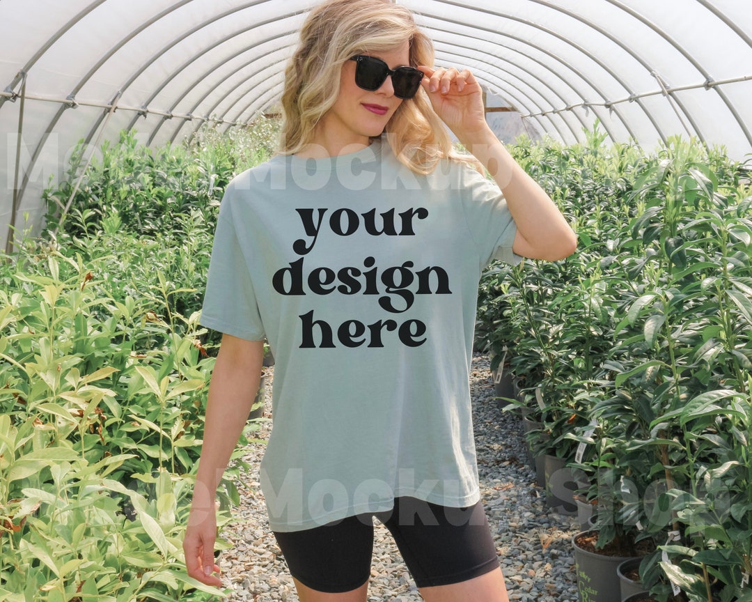 Comfort Colors C1717 Bay Mockup Comfort Color Bay Mock up Model Mock up ...