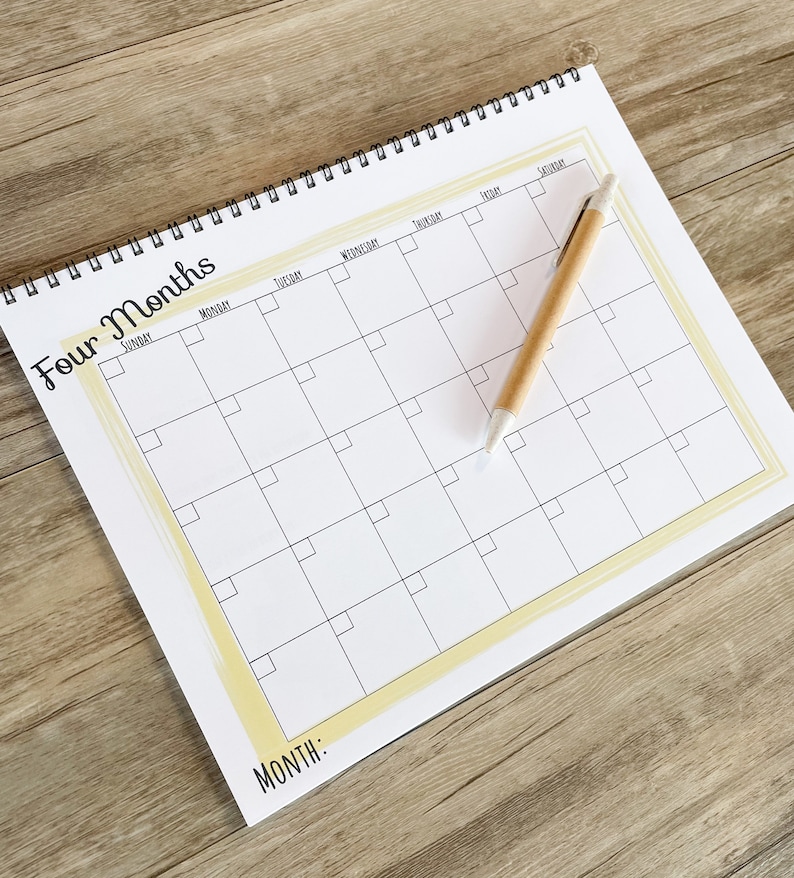 Bright Day Baby's First Year Calendar - 1st Year Tracker - Journal Album To Capture Precious Moments - Milestone Keepsake For Girl Or Boy