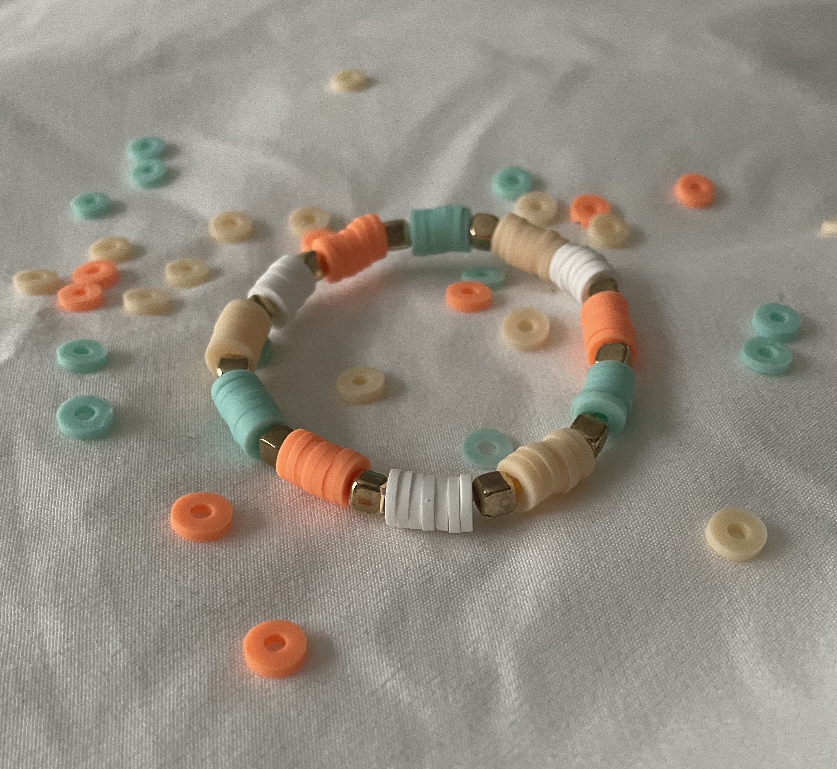 aesthetic-beachy-clay-heishi-bead-bracelet-etsy-australia