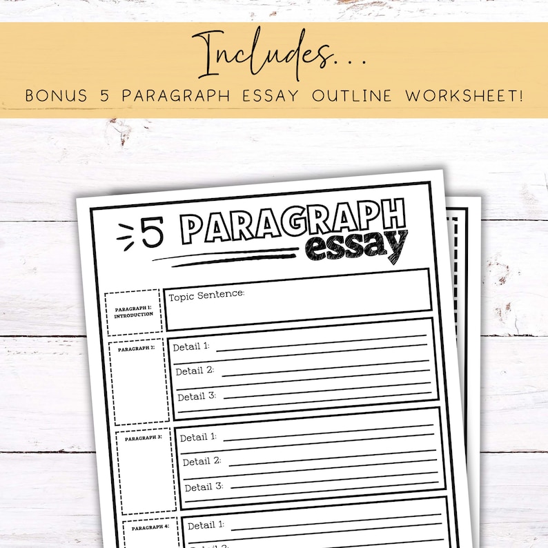 Research Worksheet Bundle | Printable Research Template | Essay ...