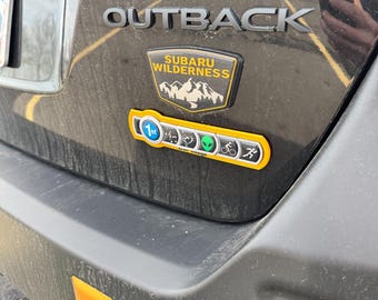 Subaru badge mag caddy