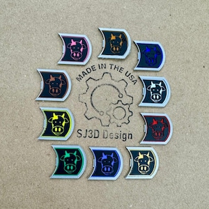 Holstein Moo Moo ownership badge and Blanks, add your own sticker!