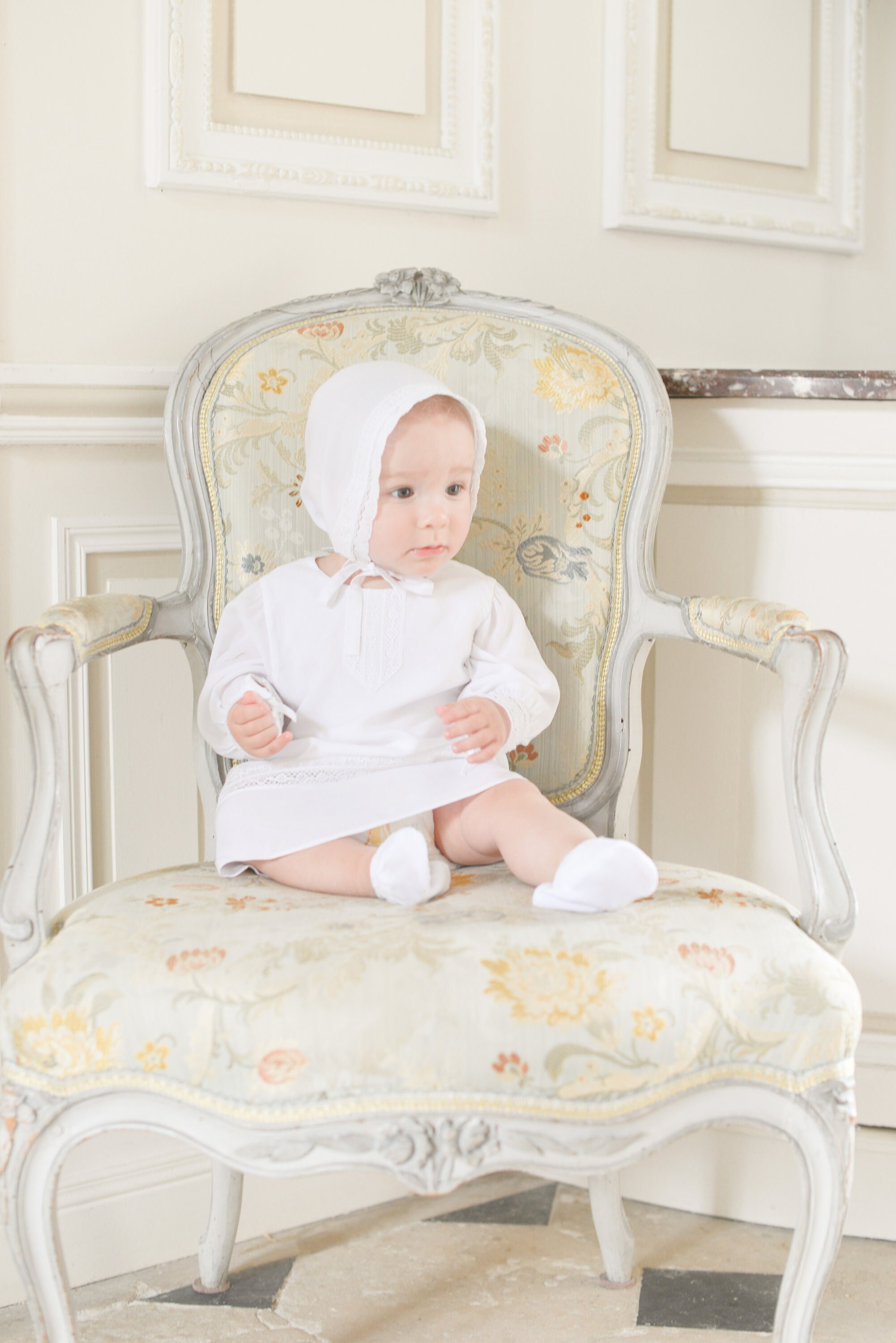 Baby Boy Baptism Outfit, Baby Boy Christening Dress, Baby Boy Cotton