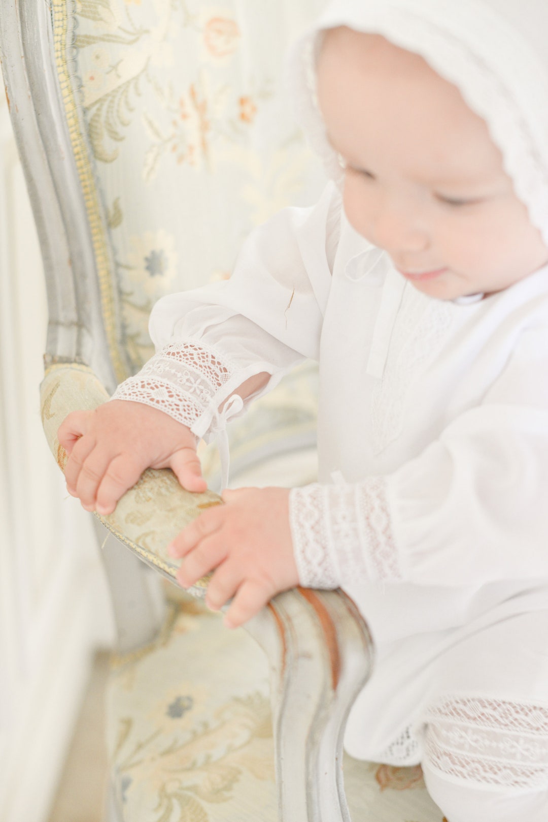 Baby Boy Baptism Outfit, Baby Boy Christening Dress, Baby Boy Cotton