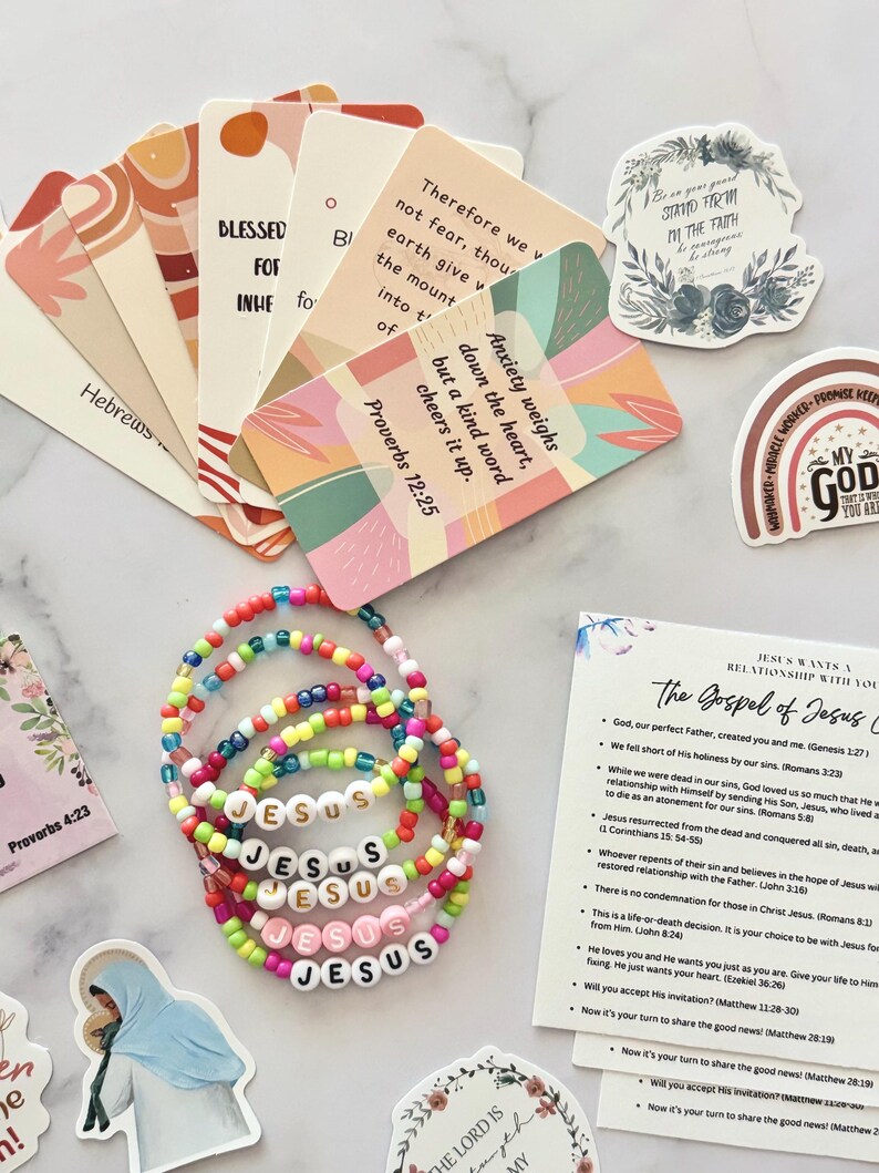 Christian Missionary Set | Scripture and Gospel Card Handouts ...