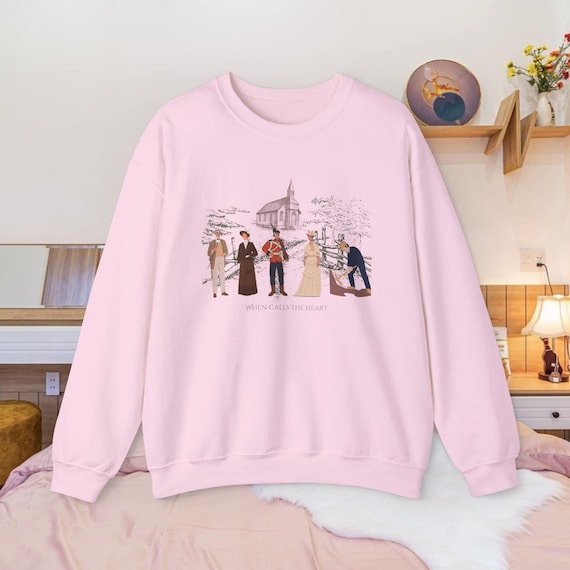 When Calls The Heart Sweatshirt | Hearties Apparel | Womens Sweatshirt | Unisex Heavy Blend™ Crewneck Sweatshirt