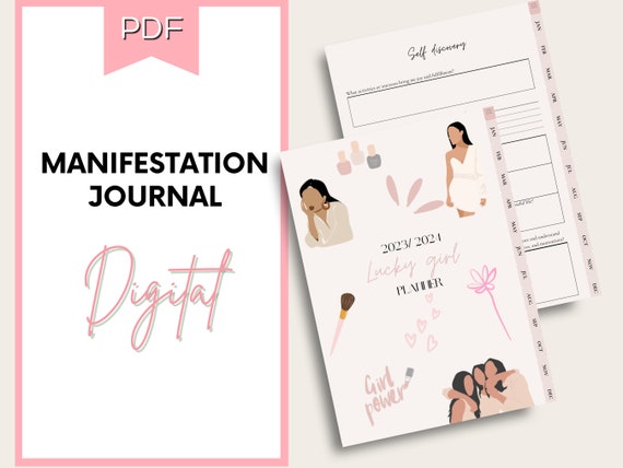 Manifestation Journal | Lucky Girl Planner | Manifest Empowerment