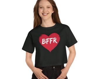 BFFR Heart | Champion Women's Heritage Cropped T-Shirt