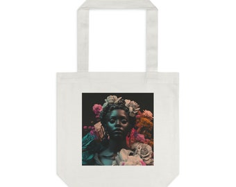 Black Woman Statue Art | Cotton Tote Bag
