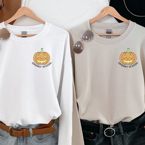 Vintage Halloween Pumpkin Crewneck Sweatshirt, Spooky Season, Oversized Fall Sweatshirt, Jacko Lantern, Vintage Sweatshirt