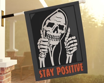 Dekoracje na Halloween na zewnątrz, Szkieletowa flaga ogrodowa, Baner na dom na Halloween, Jesienna flaga ogrodowa, Gotycka flaga ogrodowa, Dekoracje ogrodowe, Pozytywna estetyka