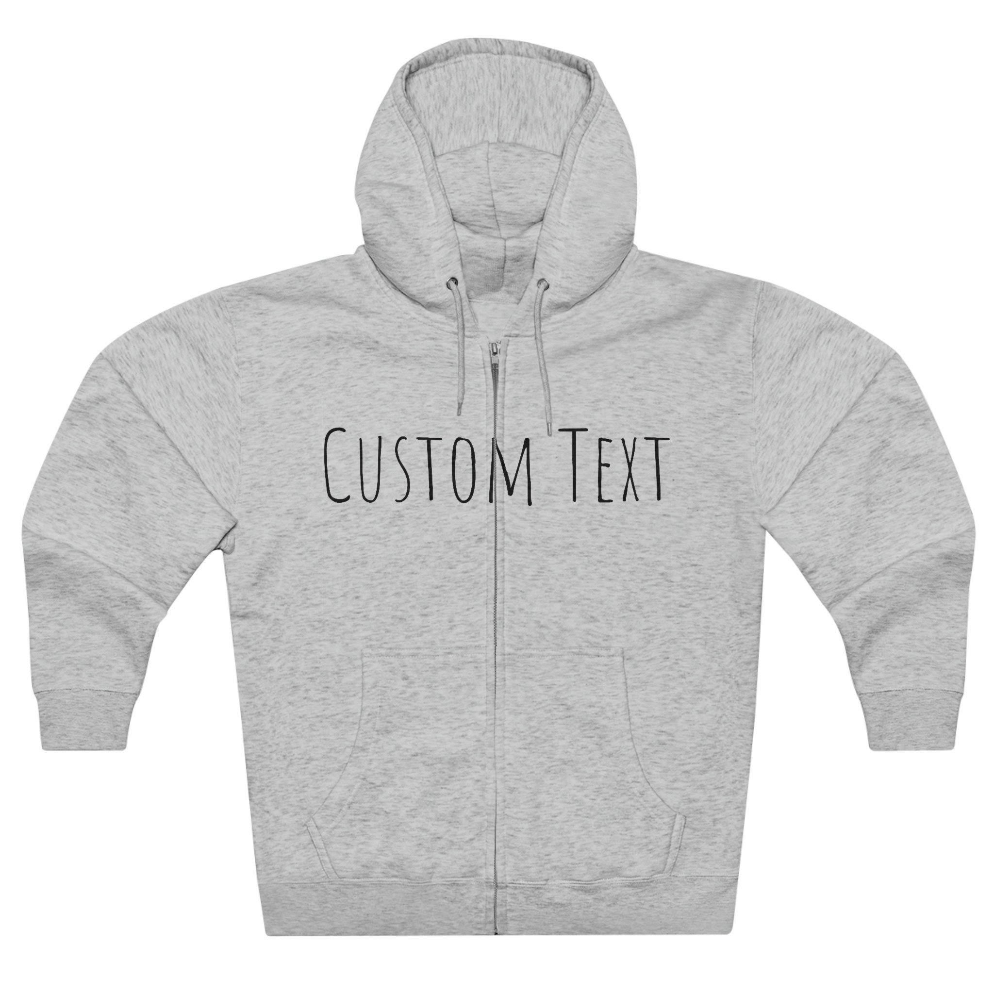 Custom zip up sweater Clearance
