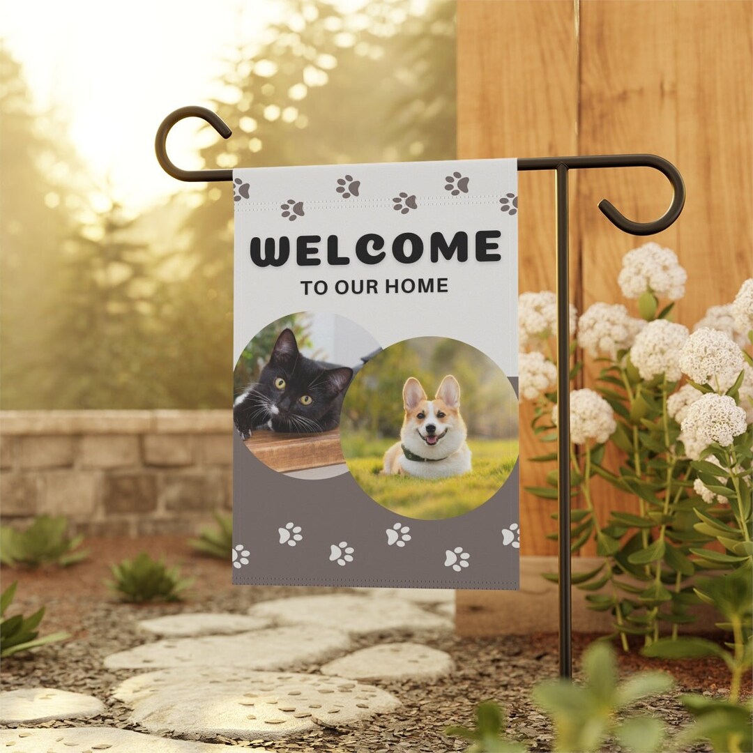 Personalized Photo Flag Pet Flag Custom Garden Flag Etsy