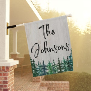 Personalized House Flag, Last Name Banner, Custom Garden Flag, Custom Garden Flag, Personalized Garden Flag, Garden Gift, Garden Flags,